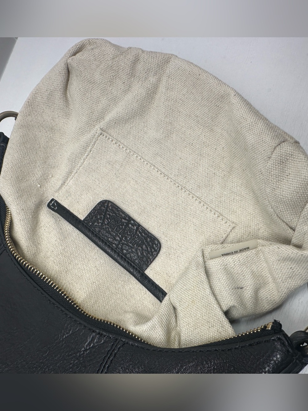 Michael Kors Astor Pebbled Leather Hobo Shoulder Bag Y2K - Picture 10 of 12